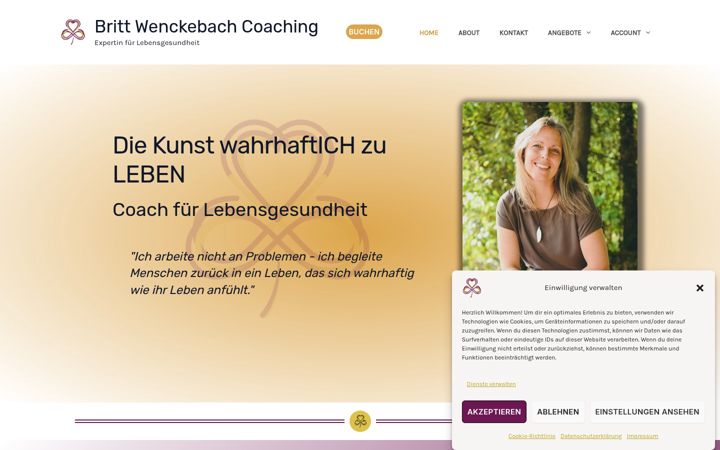 Screenshot of britt-wenckebach.de