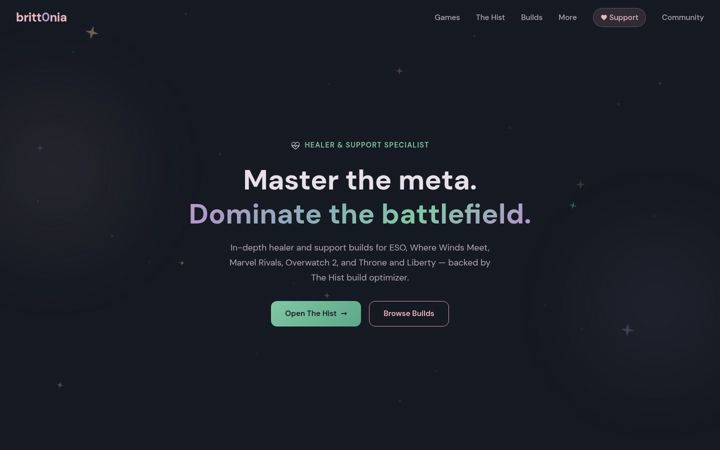 Screenshot of britt0nia.com