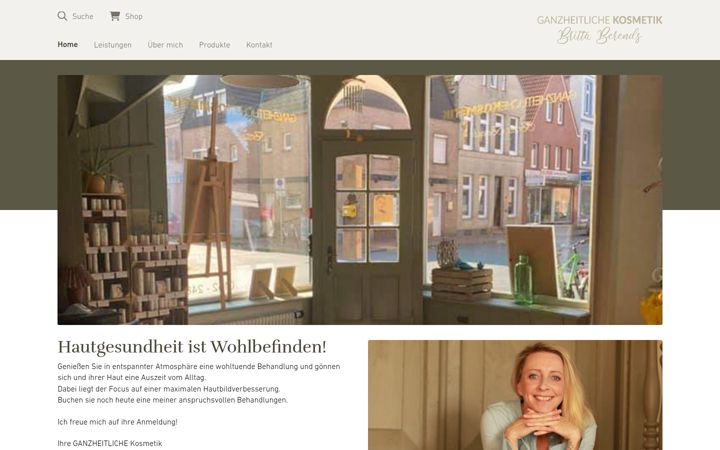 Screenshot of britta-berends-kosmetik.de