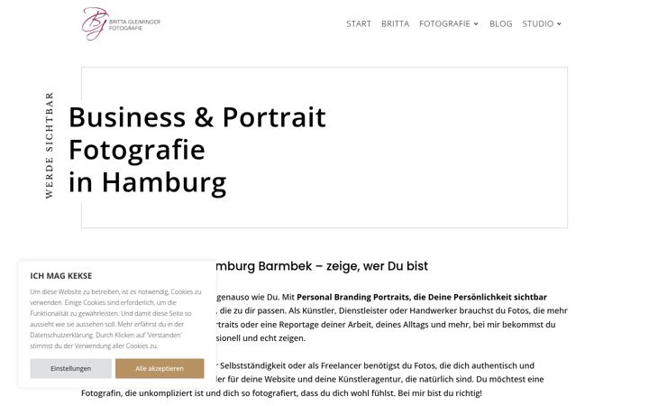Screenshot of britta-gleiminger.de