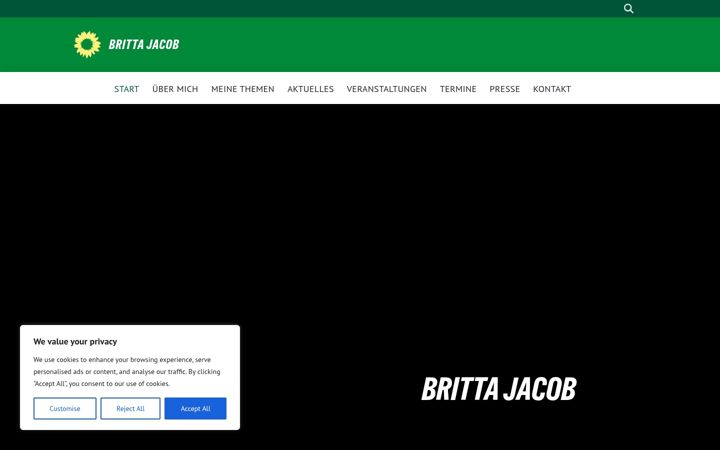 Screenshot of britta-jacob.de
