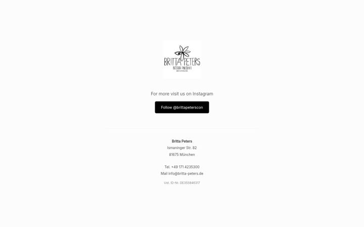 Screenshot of britta-peters.com