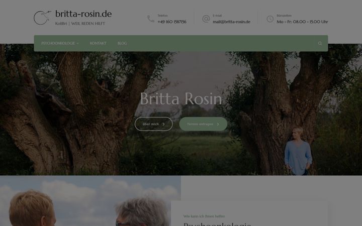 Screenshot of britta-rosin.de