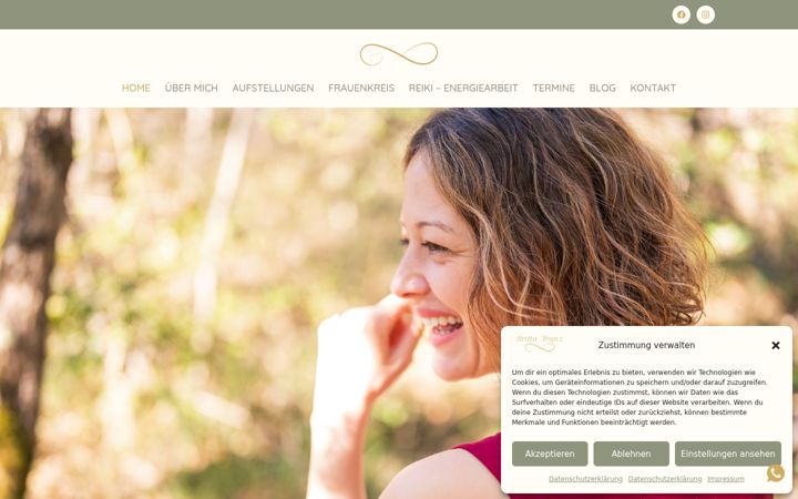 Screenshot of brittafranz.de