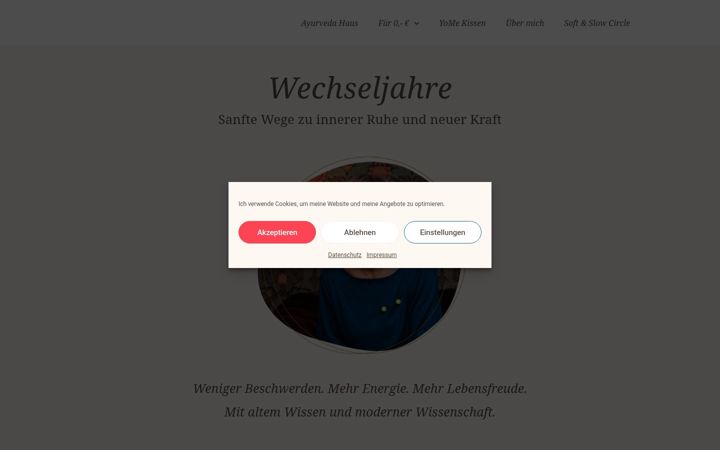 Screenshot of brittahamel.de