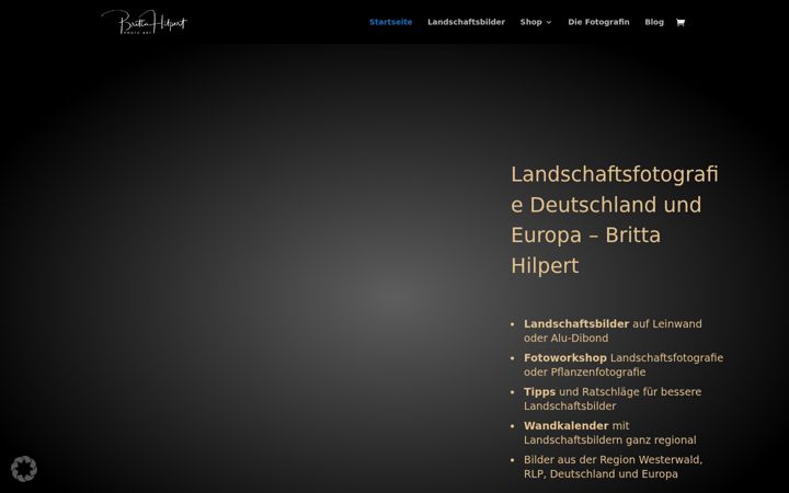 Screenshot of brittahilpert.de