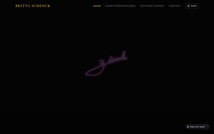 Screenshot of brittaschenck.com