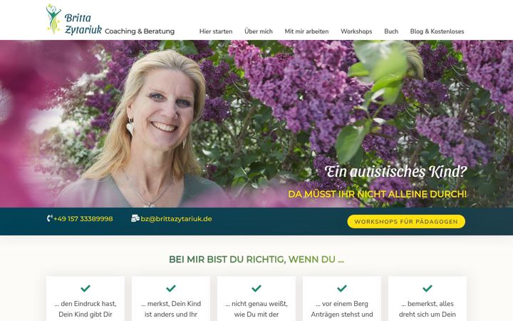 Screenshot of brittazytariuk.de