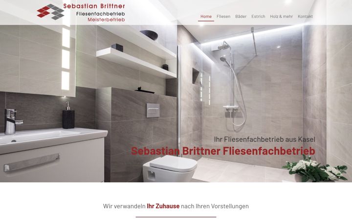 Screenshot of brittner-fliesen.de