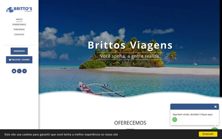 Screenshot of brittosviagens.com