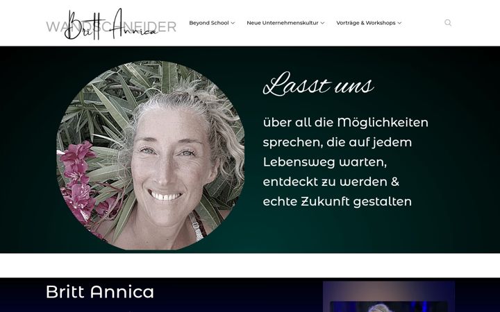 Screenshot of brittwandschneider.com