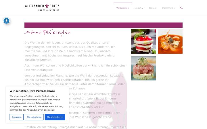 Screenshot of britz-catering.de