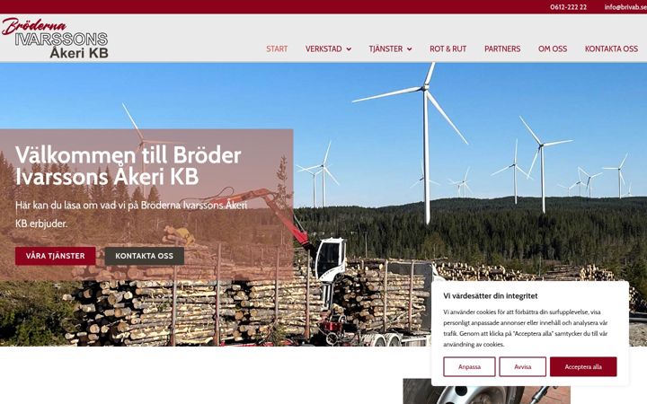 Screenshot of brivab.se