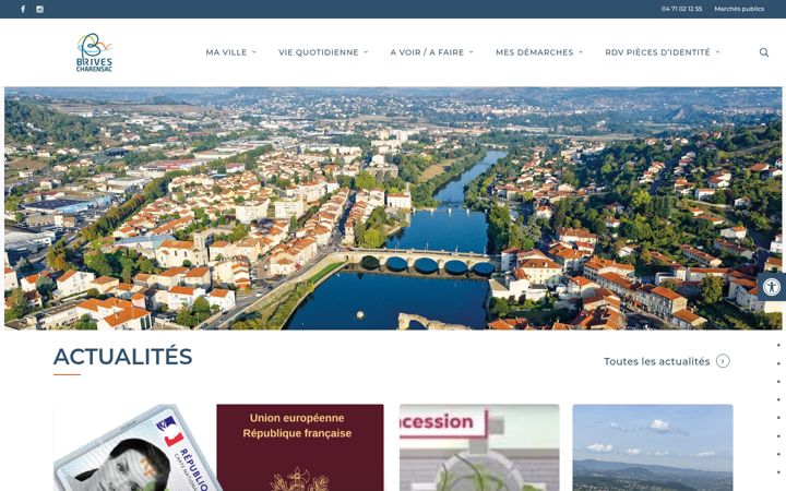 Screenshot of brives-charensac.fr