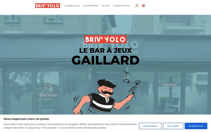 Screenshot of brivyolo.fr