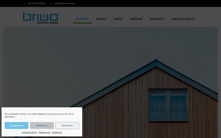 Screenshot of briwo-haus.de
