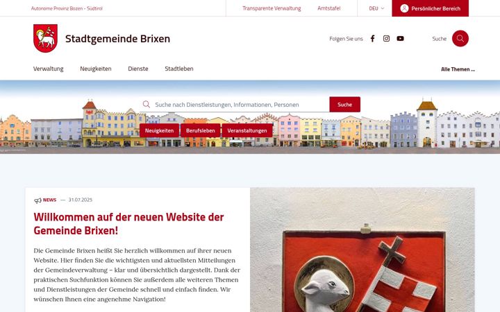 Screenshot of brixen.it