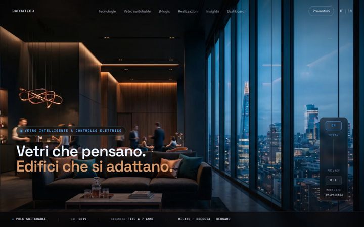 Screenshot of brixiatech.com