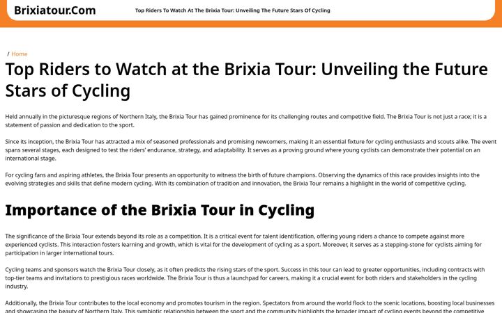 Screenshot of brixiatour.com