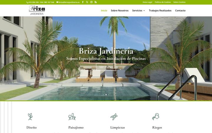 Screenshot of brizajardineria.es