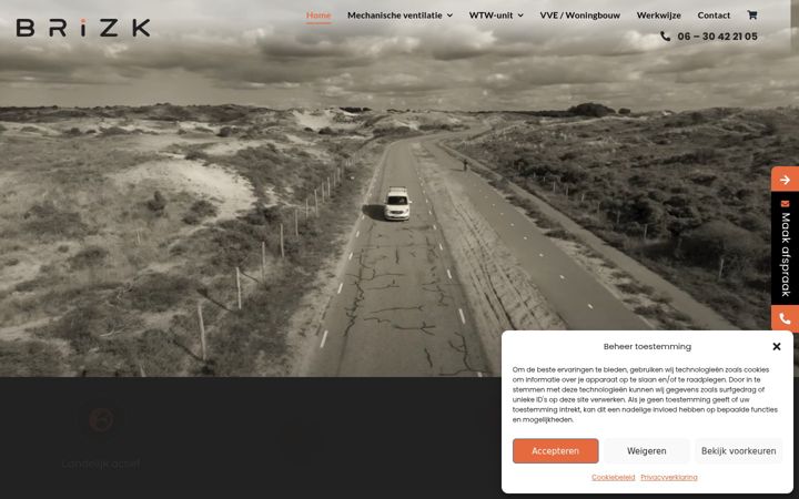 Skjermbilde av brizk.eu