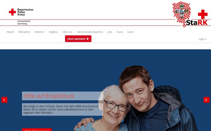 Captură de ecran a brk-starnberg.de