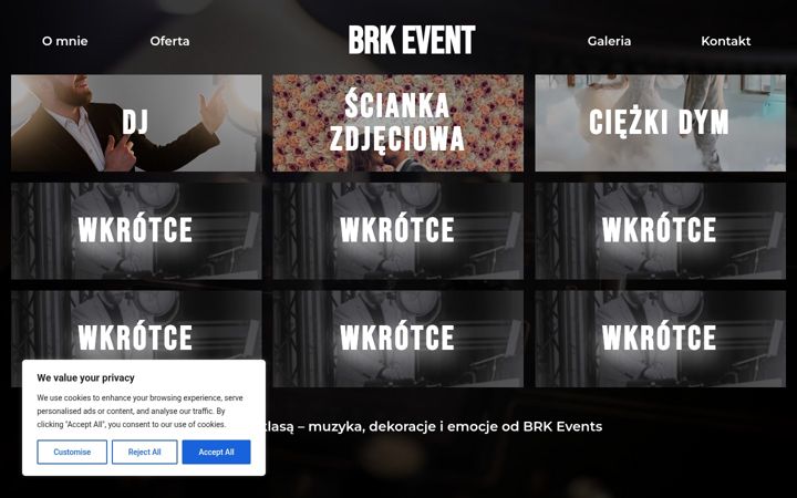 Screenshot of brkevent.pl