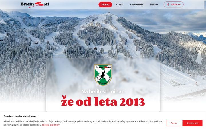 Screenshot von brkin-ski.si
