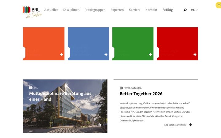 Screenshot of brl.de