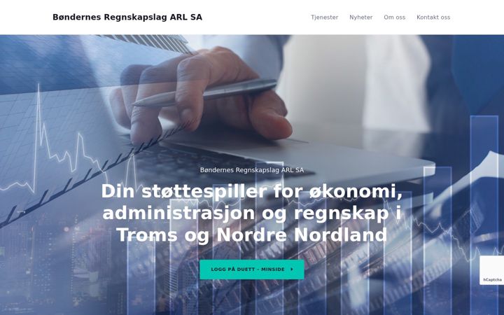 Screenshot of brlharstad.no