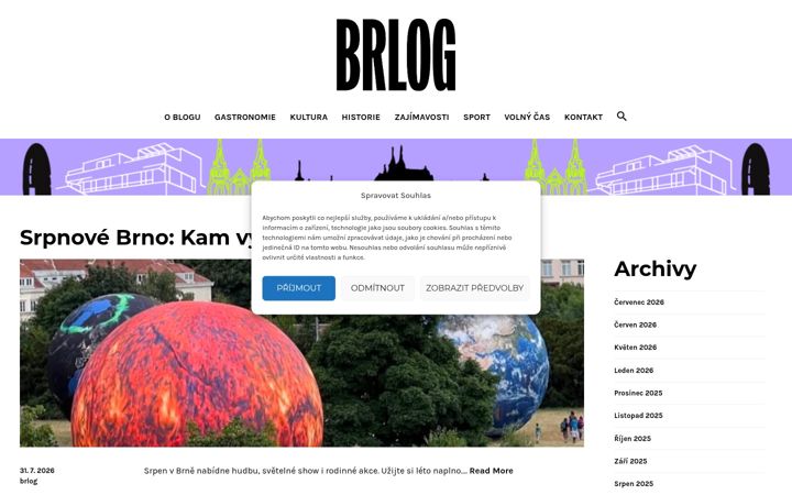 Screenshot of brlog.cz
