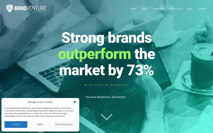 Screenshot of brndventure.com