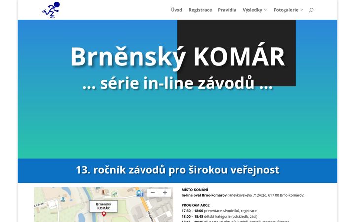 Képernyőkép: brnensky-komar.cz