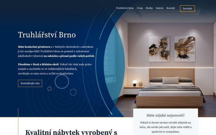 Screenshot of brno-truhlar.cz