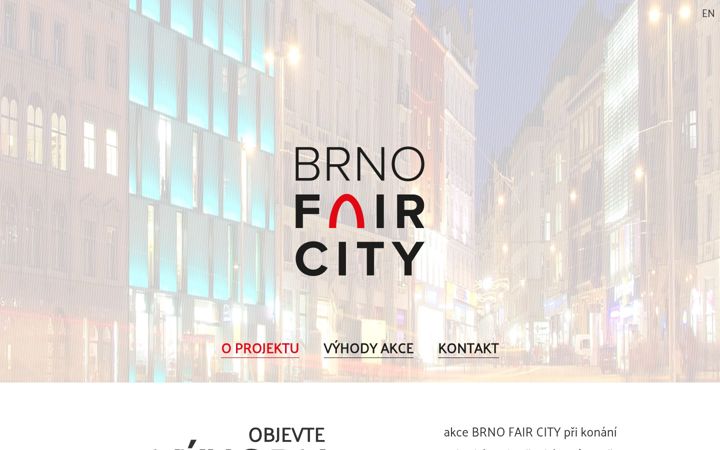 Screenshot of brnofaircity.cz