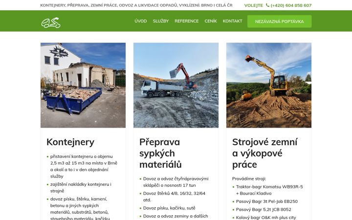 Képernyőkép: brnokontejnery.cz