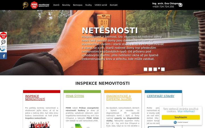 Screenshot of brnonemopas.cz