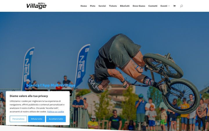Screenshot von brnvillage.it