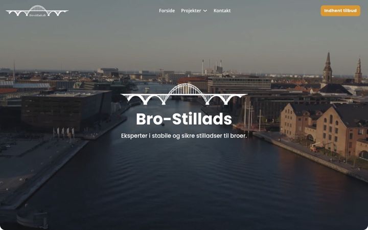 Screenshot of bro-stillads.dk