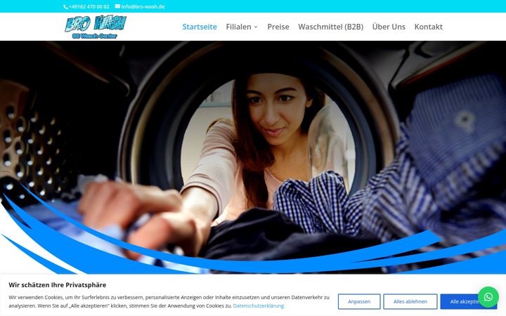 Screenshot of bro-wash.de