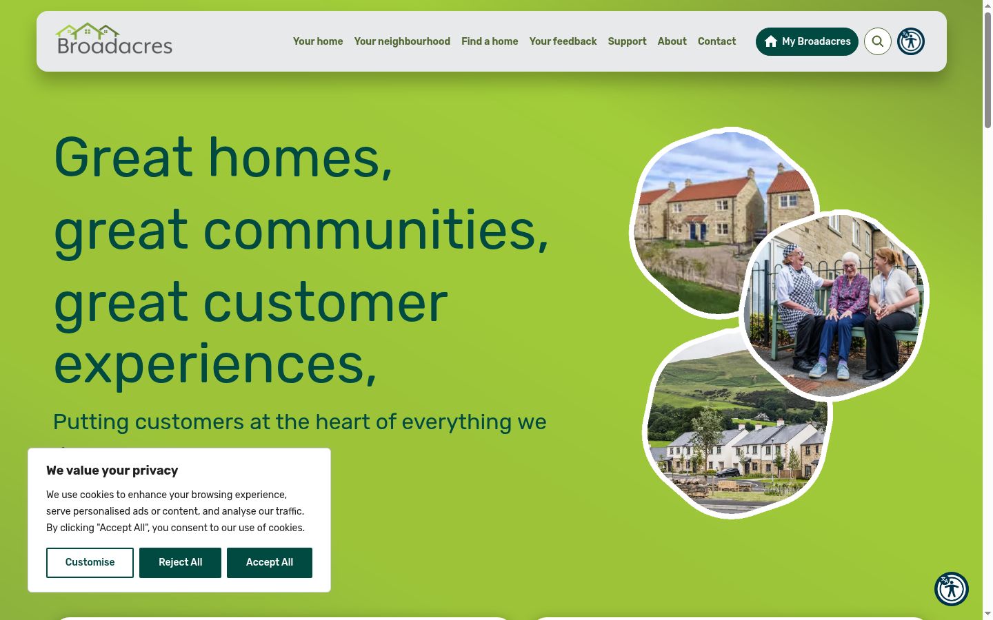 Screenshot tal-banner tal-kunsens muri qabel kwalunkwe interazzjoni