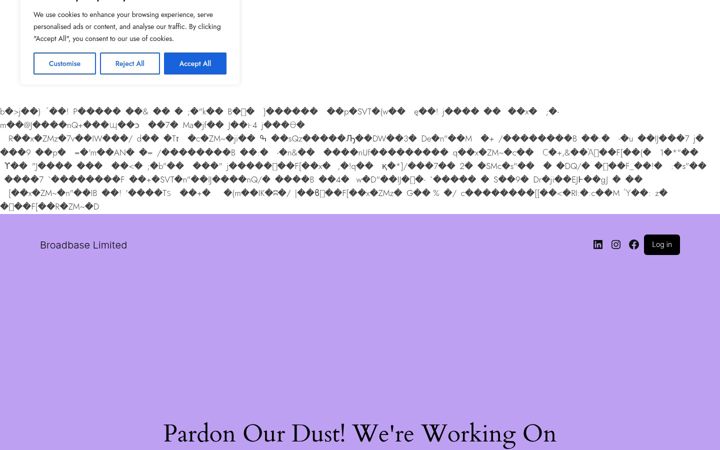Screenshot of broadbaselimited.com