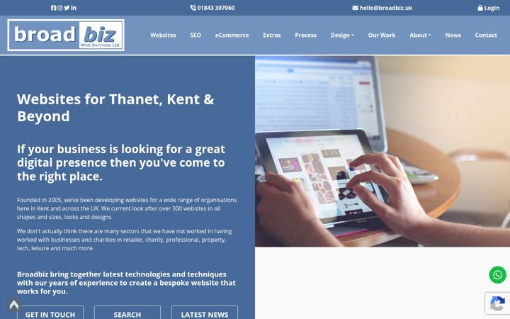 Screenshot ta' broadbiz.uk