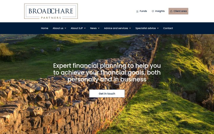 Screenshot of broadcharepartners.co.uk