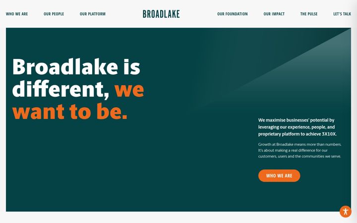 Screenshot of broadlake.ie