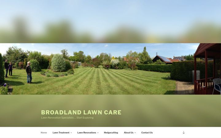 Screenshot of broadlandlawncare.co.uk
