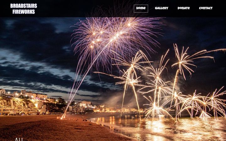 Screenshot of broadstairsfireworks.co.uk