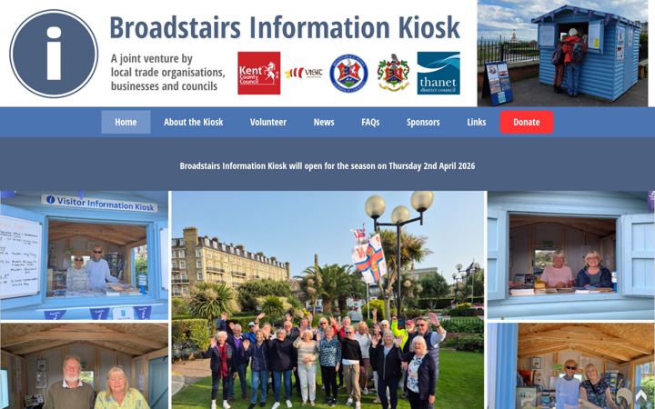 Screenshot of broadstairsinfokiosk.co.uk