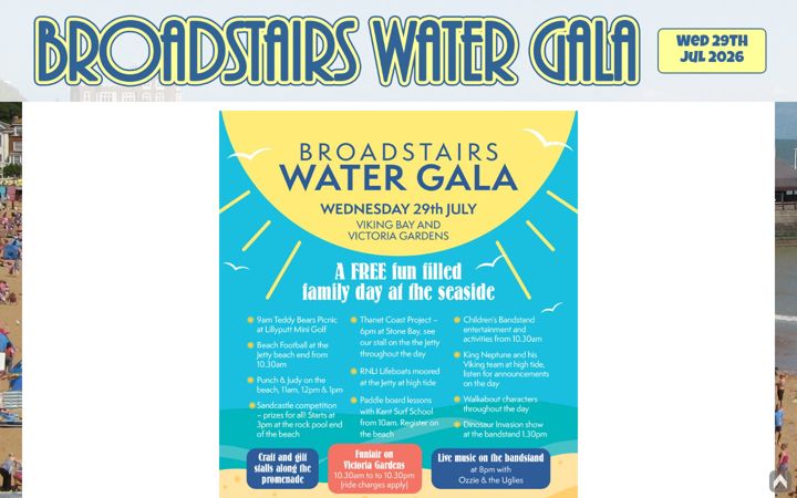 Screenshot of broadstairswatergala.co.uk