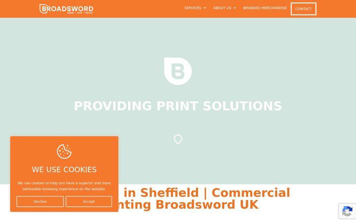 Screenshot of broadsworduk.co.uk